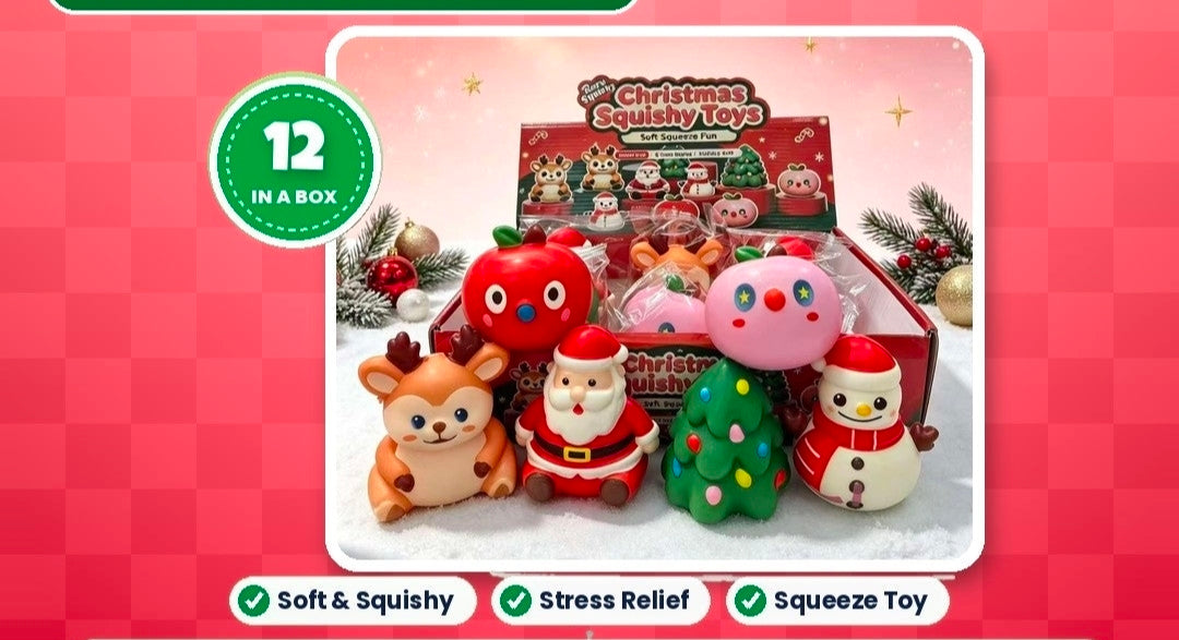 12pcs Christmas Squishy Toys