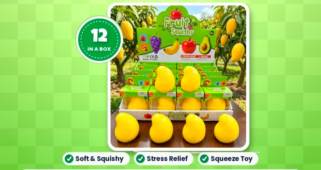 12pcs Mango Fruit Squishy