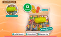 12pcs Peanut Squeeze Squishy - Quick Rebound