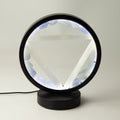 Gemstone Halo Lamp - Water - Aquamarine & Selenite