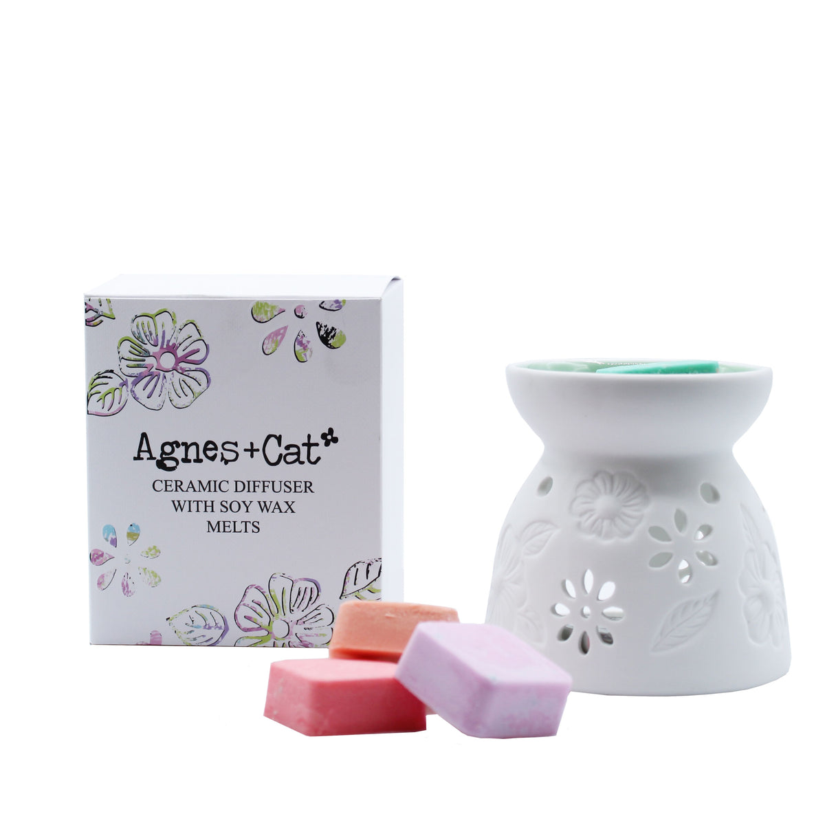 Wax Melter with Four Soy Wax Melts