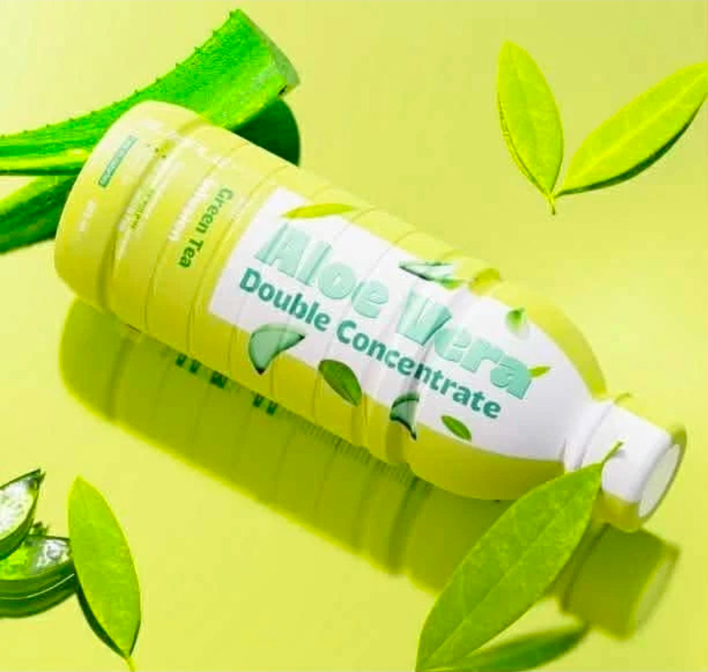 Aloe vera green tea juice